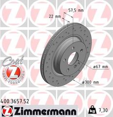 Zimmermann Δισκόπλακα - 400.3657.52