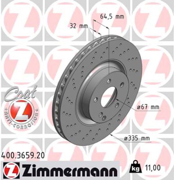 Zimmermann Δισκόπλακα - 400.3659.20