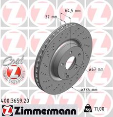 Zimmermann Δισκόπλακα - 400.3659.20