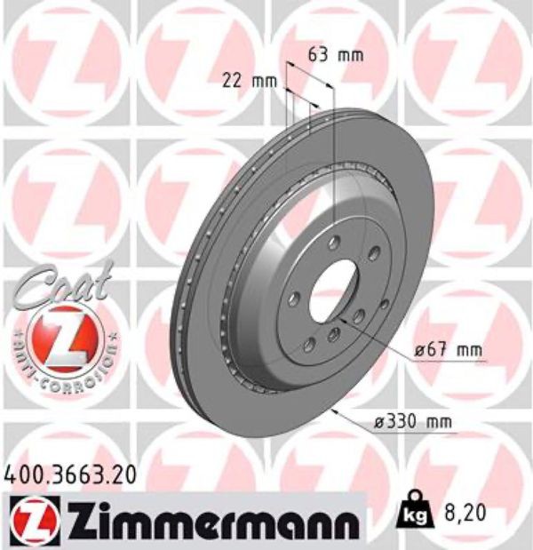 Zimmermann Δισκόπλακα - 400.3663.20