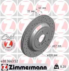 Zimmermann Δισκόπλακα - 400.3663.52