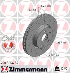 Zimmermann Δισκόπλακα - 400.3664.52