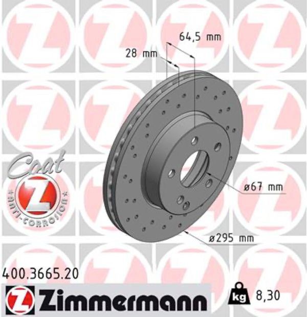 Zimmermann Δισκόπλακα - 400.3665.20