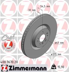 Zimmermann Δισκόπλακα - 400.3670.20