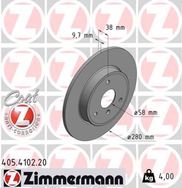 Zimmermann Δισκόπλακα - 405.4102.20