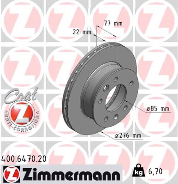 Zimmermann Δισκόπλακα - 400.6470.20