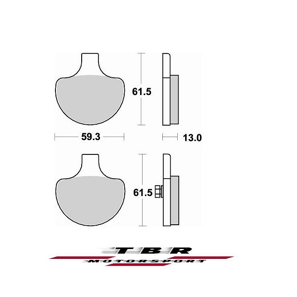 Τακακια Εμπρος 732 Sintered CK-9 H Harley.D XLH 883 SPORTSTER