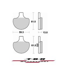ΜΕΤΑΛΛΙΚΑ ΤΑΚΑΚΙΑ  CK-9H SINTER METAL PADS CK-9H TBR732