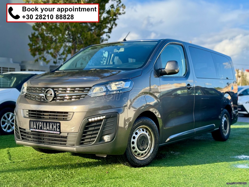 Φορτηγό Έως 7.5τ Opel 2022 Vivaro 10.116ΧΛΜ - ΑΥΤΟΜΑΤΟ - 9ΘΕΣΙΟ ΜΑΚΡΥ