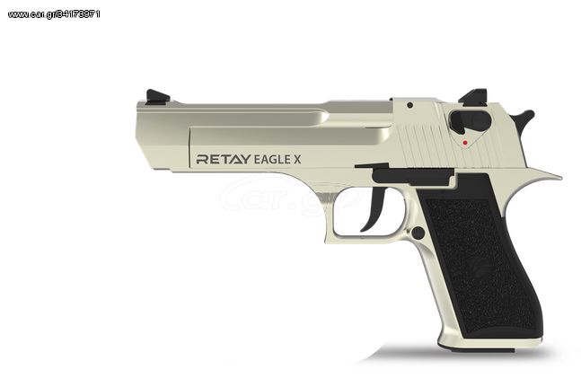 DESERT EAGLE X SATINA 9mm Πιστόλι αντίγραφο starter pistol-ισχυρού κρότου Σηματοδοσίας με ΔΩΡΟ 1 κουτί αβολίδωτα Σηματοδοσίας (50 τμχ) ΒΛΕΠΕ ΣΗΜΑΝΤΙΚΗ ΠΡΟΕΙΔΟΠΟΙΗΣΗ ΑΣΦΑΛΕΙΑΣ ΠΕΛΑΤΩΝ