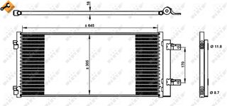 Συμπυκνωτής σύστ. κλιματισμού OPEL ASTRA K, ASTRA K/KOMBI 1.0-1.6D 06.15-