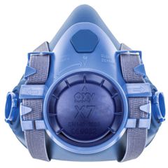 ΜΑΣΚΑ ΨΕΚΑΣΜΟΥ ΜΙΣΟΥ ΠΡΟΣΩΠΟΥ 2 ΦΙΛΤΡΩΝ OXYLINE OXY-X7 SILIKON