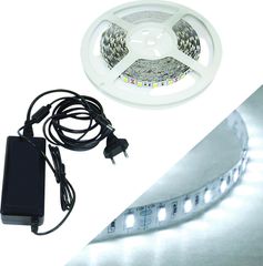 ΤΑΙΝΙΑ LED 2Μ 60LED/M IP20 9.6W 960L ΨΥΧΡΟ ΜΕ ΤΡΟΦΟΔΟΤΙΚΟ 24-00501