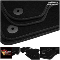 MAZDA 3 2003-2009 ΠΑΤΑΚΙΑ ΜΟΚΕΤΑ SPORT LINE ΜΑΥΡΟ ME ΓΚΡΙ ΡΑΦΗ - ΓΚΡΙ ΚΕΝΤΗΜΑ MAZDA3 ΣΕΤ 4ΤΜΧ