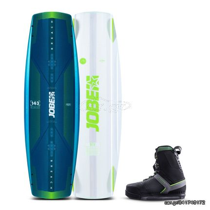 JOBE BREACH WAKEBOARD & CHARGE BINDINGS SET