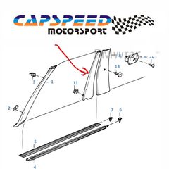 ΤΡΙΜ ΠΑΡΑΘΥΡΟΥ ΔΕΞΙΑ ΓΙΑ BMW E30 COUPE-thumb-1