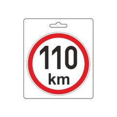 Αυτοκόλλητο σήμα ορίου ταχύτητας 110 km/h (110mm)