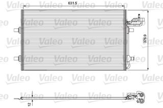 Συμπυκνωτής σύστ. κλιματισμού VOLVO C30, C70 II, S40 II, V50 1.6-2.5 12.03-12.12
