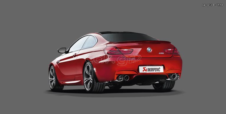 AKRAPOVIC BMW M6 F12-13 Original εξάτμιση τιτανίου ολόσωμη