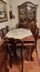 Σαλόνι κλασικό, κρυσταλλιερα, μπουφές