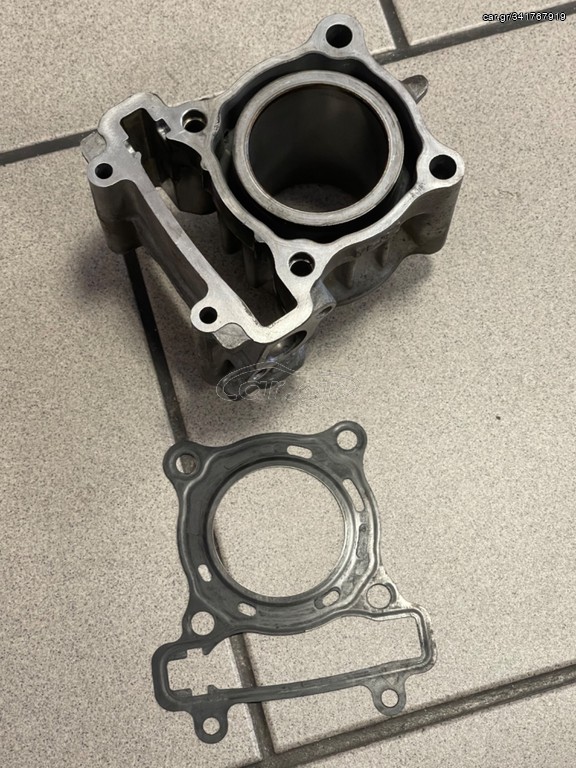 ΓΝΗΣΙΟΣ ΚΥΛΙΝΔΡΟΣ YAMAHA ΜΕ ΦΛΑΝΤΖΑ YAMAHA 57MM ( 150 ΚΥΒΙΚΑ ) ΓΙΑ YAMAHA CRYPTON-X  CRYPTON X  CRYPTONX  135  
