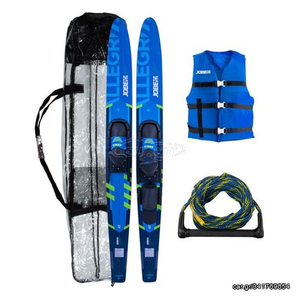 JOBE ALLEGRE COMBO WATERSKIS PACKAGE BLUE