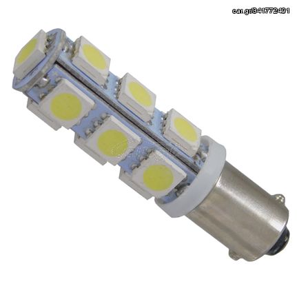 GloboStar® T4W BA9S 37341 Λαμπτήρας LED Ba9s με 13 SMD 5050 IP20 4.5W 450LM 360°Ψυχρό Λευκό GloboStar