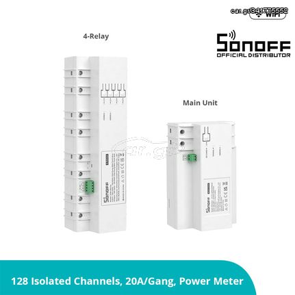 GloboStar® 80055 SONOFF SPM-MAIN - Wi-Fi Smart Stackable Power Meter Main Unit