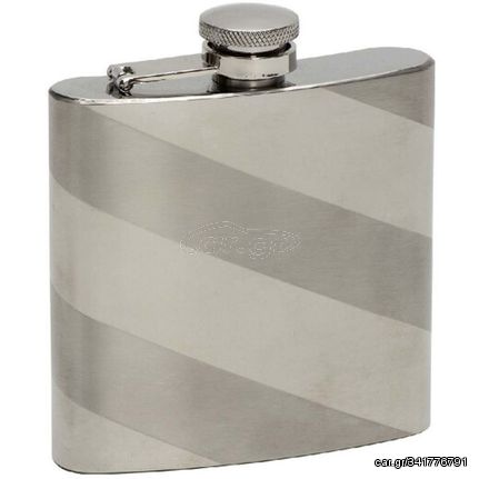 Hip Flask Φλασκί Ποτού Stripes (F3111) - 210ml