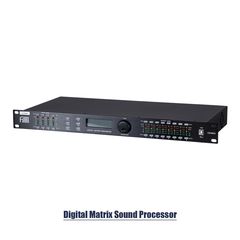 GloboStar® FDB US4803 98021 Audio Processor - Επαγγελματικός Επεξεργαστής Ήχου 4in & 8out - 32-bit DSP SHARC Processor - Frequency Response 20Hz-20Khz DR115DBu - AC 220V/50-60Hz - IP20 - Μαύρο - Μ48.2