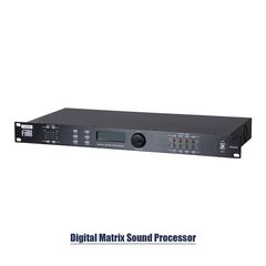 GloboStar® FDB US2403 98020 Audio Processor - Επαγγελματικός Επεξεργαστής Ήχου 2in & 4out - 32-bit DSP SHARC Processor - Frequency Response 20Hz-20Khz DR115DBu - AC 220V/50-60Hz - IP20 - Μαύρο - Μ48.2