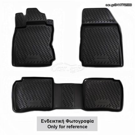 ΜΑΡΚΕ ΠΑΤΑΚΙΑ ΣΕ ΣΚΑΦΗ TPE ΛΑΣΤΙΧΟ ΓΙΑ NISSAN PATHFINDER 03/2005-2014  ΣΕ ΜΑΥΡΟ ΧΡΩΜΑ NOVLINE - 4 ΤΕΜ.