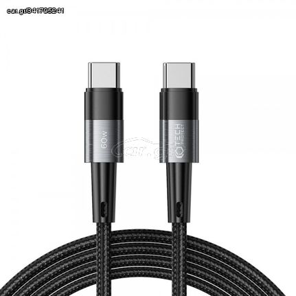 TECH-PROTECT ULTRABOOST CLASSIC TYPE-C CABLE PD60W/3A 200CM GREY