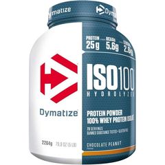 Dymatize ISO 100 Hydrolyzed Whey Protein 2264gr Chocolate Peanut έως 12 άτοκες δόσεις ή 24 δόσεις