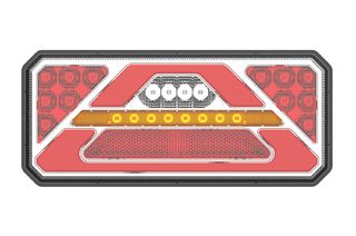 ΦΑΝΑΡΙ ΠΙΣΙΝΟ ΑΡΙΣΤΕΡΟ RCL-02-L 10-30V LED 236x104x40mm ΜΕ ΚΑΛΩΔΙΟ 1ΤΕΜ