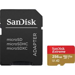 Sandisk Extreme microSD 256GB up to 190MB/S έως 12 άτοκες δόσεις ή 24 δόσεις