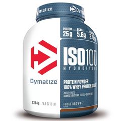 Dymatize ISO 100 Hydrolyzed Whey Protein 2264gr Fudge Brownie έως 12 άτοκες δόσεις ή 24 δόσεις
