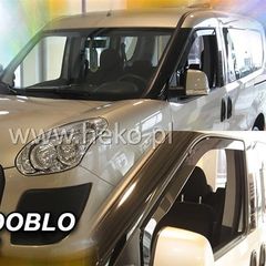 FIAT DOBLO 2010-2022 / OPEL COMBO D 2011-2018 ΖΕΥΓΑΡΙ ΑΝΕΜΟΘΡΑΥΣΤΕΣ ΑΠΟ ΕΥΚΑΜΠΤΟ ΦΙΜΕ ΠΛΑΣΤΙΚΟ HEKO - 2 ΤΕΜ.