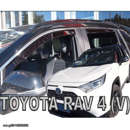 ΑΝΕΜΟΘΡΑΥΣΤΕΣ ΓΙΑ TOYOTA RAV4 V 5D 2019+ ΣΕΤ ΑΥΤΟΚΙΝΗΤΟΥ ΑΠΟ ΕΥΚΑΜΠΤΟ ΦΙΜΕ ΠΛΑΣΤΙΚΟ HEKO - 4 ΤΕΜ.