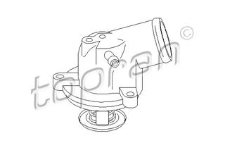 Θερμοστάτης, ψυκτικό υγρό TOPRAN 109892