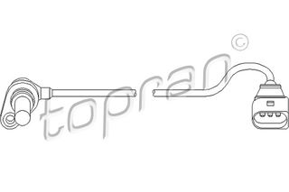 Αισθητήρας, ταχύτητα TOPRAN 110673