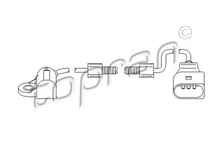 TOPRAN 111 387 - AIΣΘHTHPAΣ EKKE/POY VW-SKODA1.9D-AXR-AS