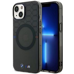 Case BMW BMHMP14SHGPK iPhone 14 6.1" grey/grey Pattern MagSafe