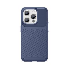 Armored iPhone 15 Pro Thunder Case - blue-thumb-0