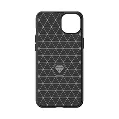 Flexible carbon pattern case for iPhone 15 Plus Carbon Case - blue-thumb-2