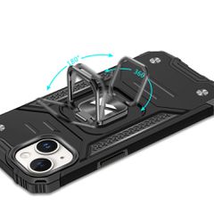 Wozinsky Ring Armor iPhone 15 Plus iPhone 15 Plus Ring Armor Case - Blue-thumb-4