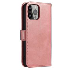 Wallet Case with Stand for iPhone 15 Pro Max Magnet Case - Pink-thumb-3