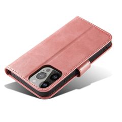 Wallet Case with Stand for iPhone 15 Pro Max Magnet Case - Pink-thumb-4