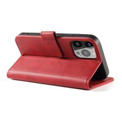 Wallet Case with Stand for iPhone 15 Pro Max Magnet Case - Red-thumb-2