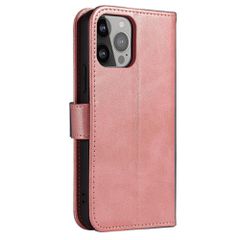 Wallet Case with Stand for iPhone 15 Plus Magnet Case - Pink-thumb-3
